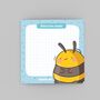Cute Bee Sticky Notes, thumbnail 5 of 6