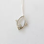 Idris Marquise Moonstone Necklace 9ct Gold Or Silver, thumbnail 5 of 7