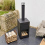 Black Outdoor Pizza Oven And Patio Heater, thumbnail 4 of 6