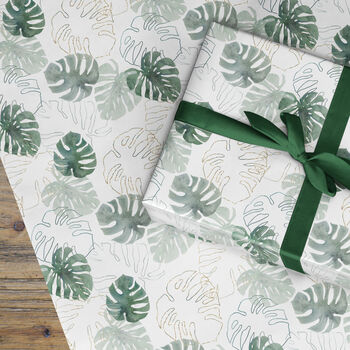 Plant Leaf Wrapping Paper Roll Or Folded, 3 of 3
