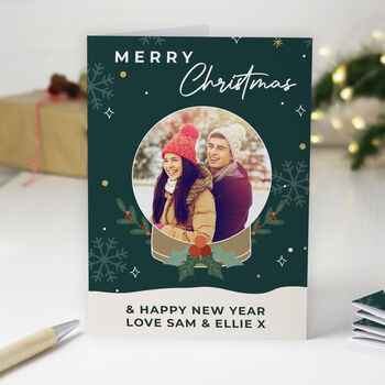 Personalised Pack Of 10 Christmas Cards Photo Upload, 3 of 8
