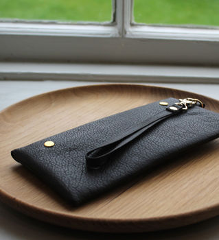 Personalised Envelope Leather Purse / Mini Clutch, 12 of 12