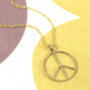 Large Peace Necklace, thumbnail 1 of 2