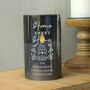 Personalised Home Sweet Home Glass LED Candle, thumbnail 1 of 4