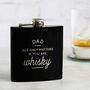 Personalised Age Only Matters Hip Flask Gift For Grandpa, thumbnail 3 of 12