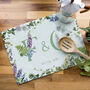 Personalised Wedding Gift Wildflower Glass Worktop Saver, thumbnail 6 of 8