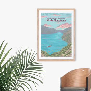 Mealy Mountains National Park Canada Travel Poster, 4 of 8