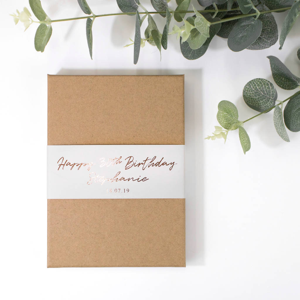 Personalised 30th Birthday Gift Boxed Card, 1 of 9
