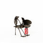 Small Frog Pianist Piano Metal Sculpture, thumbnail 6 of 9