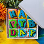 Birthday Biscuits Gift Box, Pop Art, Nine Pieces, thumbnail 1 of 9