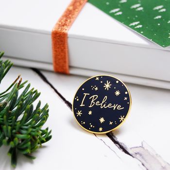 I Believe In You Personalised Enamel Pin Card, 3 of 6