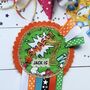 Personalised Comic Book Birthday Rosette, thumbnail 1 of 4