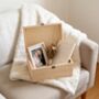 Personalised Wedding Botanical Large Wooden Keepsake Box, thumbnail 3 of 3
