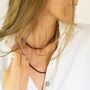 Long Amethyst And Sterling Silver Beaded Necklace, thumbnail 1 of 11