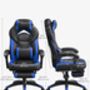 Ergonomic Racing Chair With Footrest And Lumbar Support, thumbnail 10 of 12