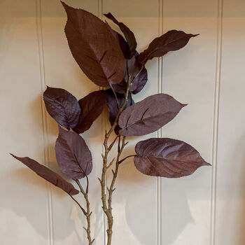 Faux Purple Prunus Stem 78cm, 3 of 3