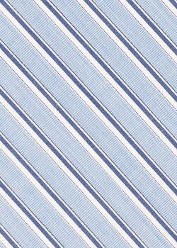 Men's Egyptian Cotton Blue And White Stripe Nightshirt, 3 of 3