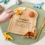 Personalised Dippy Eggs Dinosaurs Board For Children, thumbnail 1 of 3