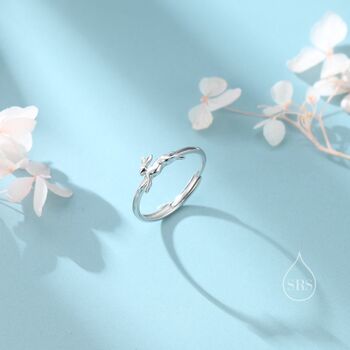 Sterling Silver Hare Ring, 2 of 10
