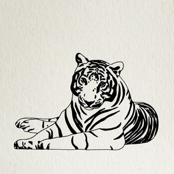 'Tiger Tastic' Correspondence Cards Set Of Eight, 5 of 5