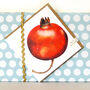 Pomegranate Greetings Card, thumbnail 5 of 5