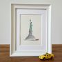 Statue Of Liberty New York Giclee Print, thumbnail 1 of 3