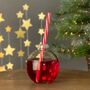 Festive Bauble Drinking Glass, thumbnail 1 of 1