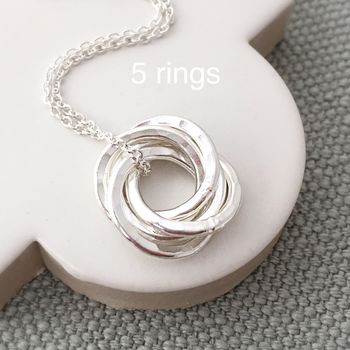 Interlinked Rings Necklace, 10 of 11