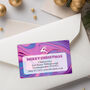 Personalised Liquid Pattern Christmas Labels, thumbnail 2 of 5