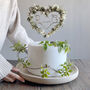 Personalised Pastel Dried Flower Cake Topper, thumbnail 5 of 5
