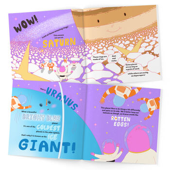 Personalised Space Themed Story Book, 8 of 9