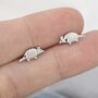 Sterling Silver Armadillo Stud Earrings, thumbnail 6 of 12