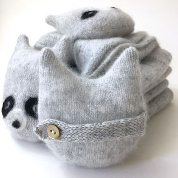 Pure Cashmere Children's Raccoon Scarf, 3 of 4