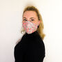 Women's Face Covering Pink Wiltshire Berry, thumbnail 2 of 6