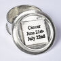 Personalised Cancer Zodiac Horoscope Trinket Box, thumbnail 5 of 8