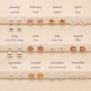 7mm Sterling Silver Daisy Stud Earrings, 5 of 6