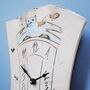 Cat Pendulum Handmade Wall Clock, thumbnail 3 of 8