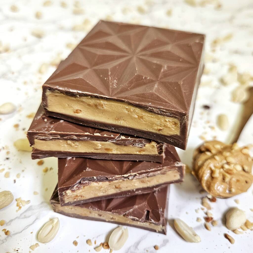 Crunchy Peanut Butter Stuffed Chocolate Slabb, 1 of 4