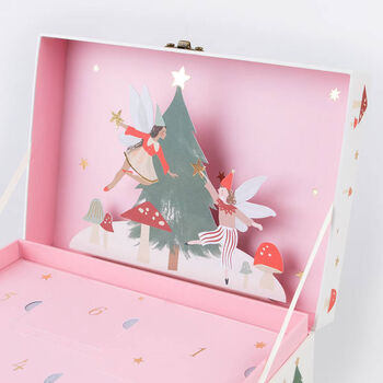 Fairiy Woodland Wooden Advent Calendar In A Suitcase, 2 of 3