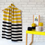 Luxury Oversize Stripe Scarf Knitting Kit, thumbnail 2 of 4