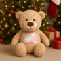 Personalised Pink Baby Rainbow Large Bear, thumbnail 11 of 12
