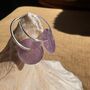 Amethyst Necklace And Hoop Earrings Set, thumbnail 2 of 4