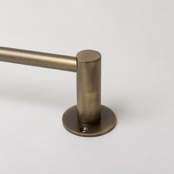 Solid Brass Kitchen Hook Rail | Utensil Hanging Rail, 3 of 5