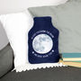 Personalised Moon Hot Water Bottle Cover, thumbnail 1 of 7