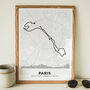 Personalised Route Map Art For Any Run, thumbnail 3 of 6