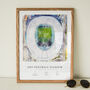 Personalised Football Stadium Framed Illustration, thumbnail 1 of 6