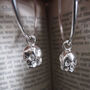 Silver Skull Hoop Earrings, thumbnail 9 of 11