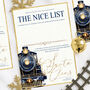 Personalised Polar Express Nice List Letter From Santa, thumbnail 2 of 2