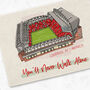 Personalised Liverpool Fc Placemat, Football Gift, thumbnail 5 of 5