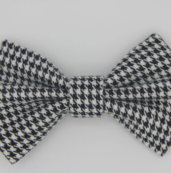 Houndstooth Dog Bow Tie, 4 of 10